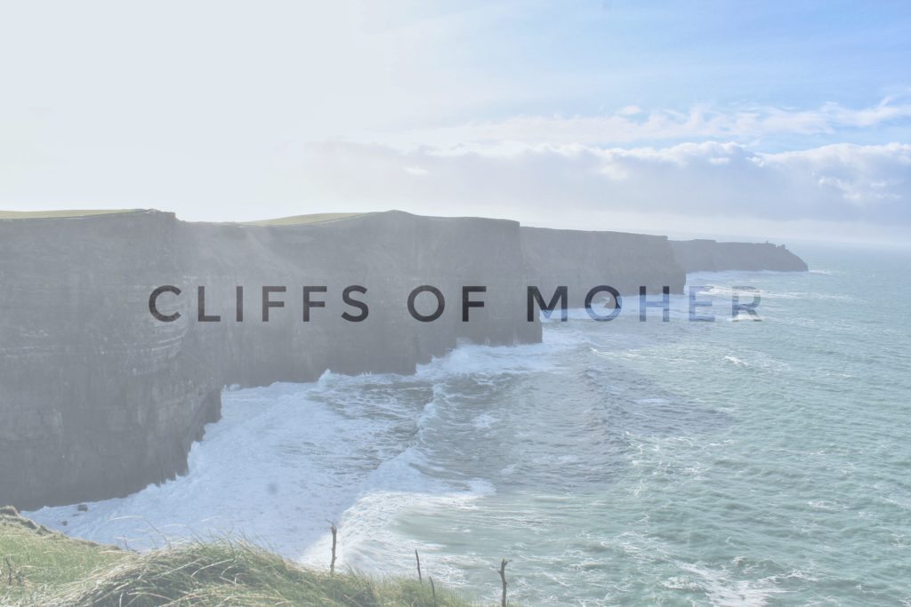 cliffs of moher in Dublin, ireland