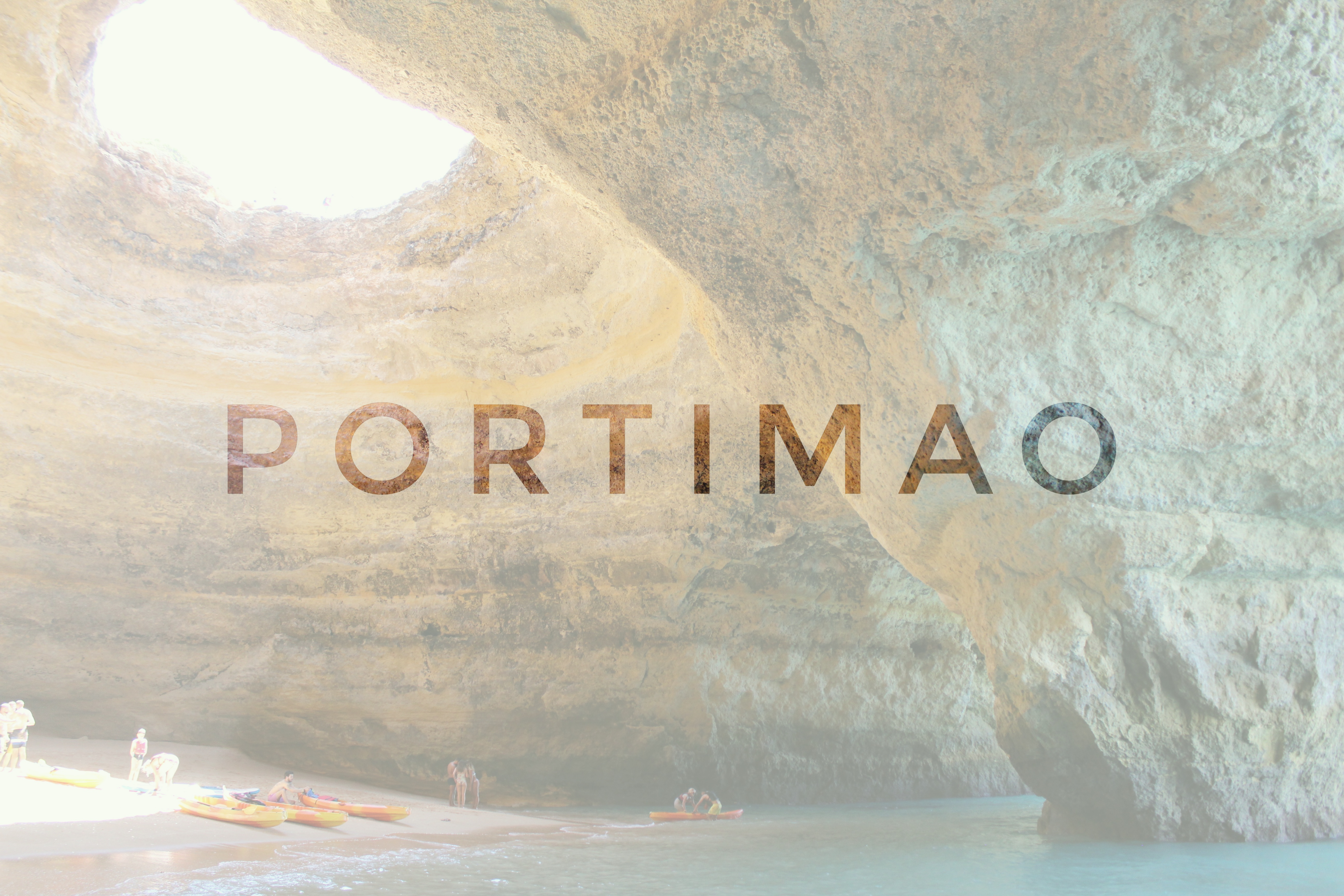 header of the blogpost about portimao, benagil cave in portugal