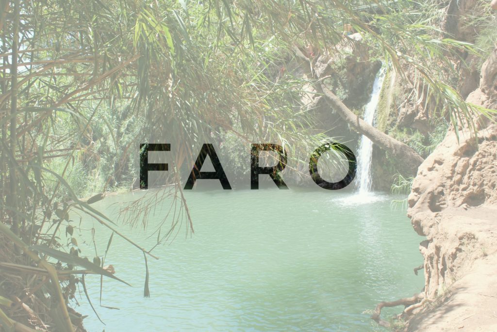 header of the blogpost about Faro, pego do inferno in portugal
