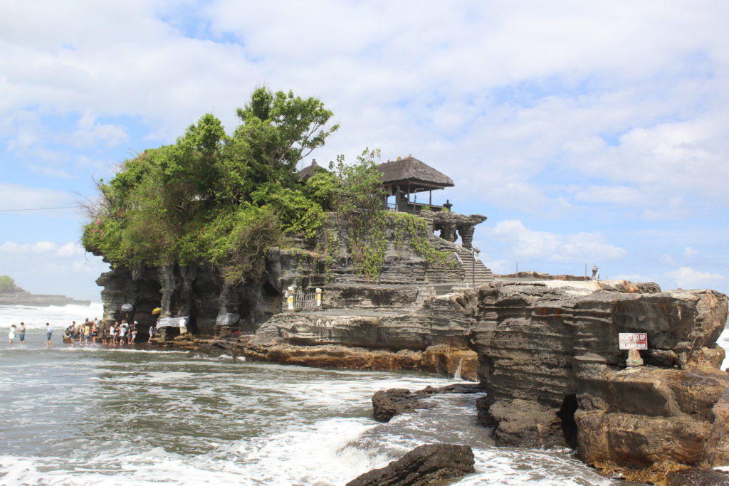 tanah lot temple in Bali, indonesia