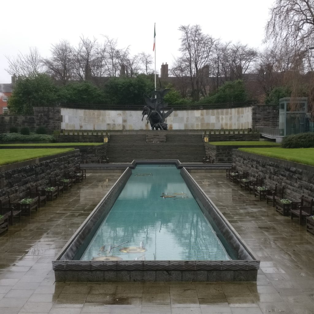 garden of remembrance in Dublin, ireland