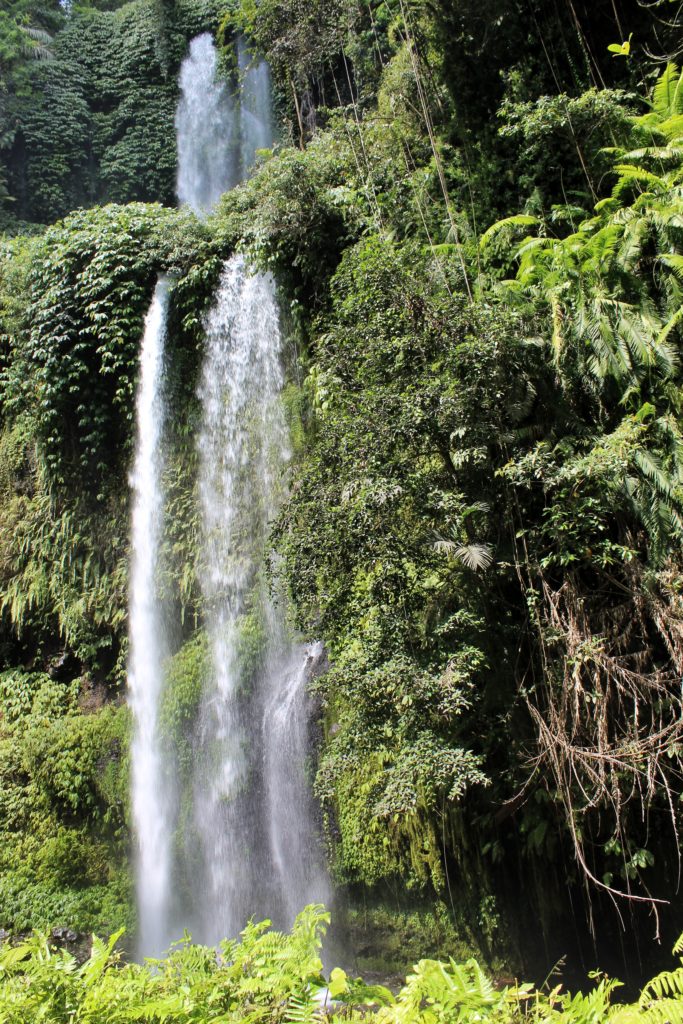 Sindang Gila waterfall in Senaru, Lombok