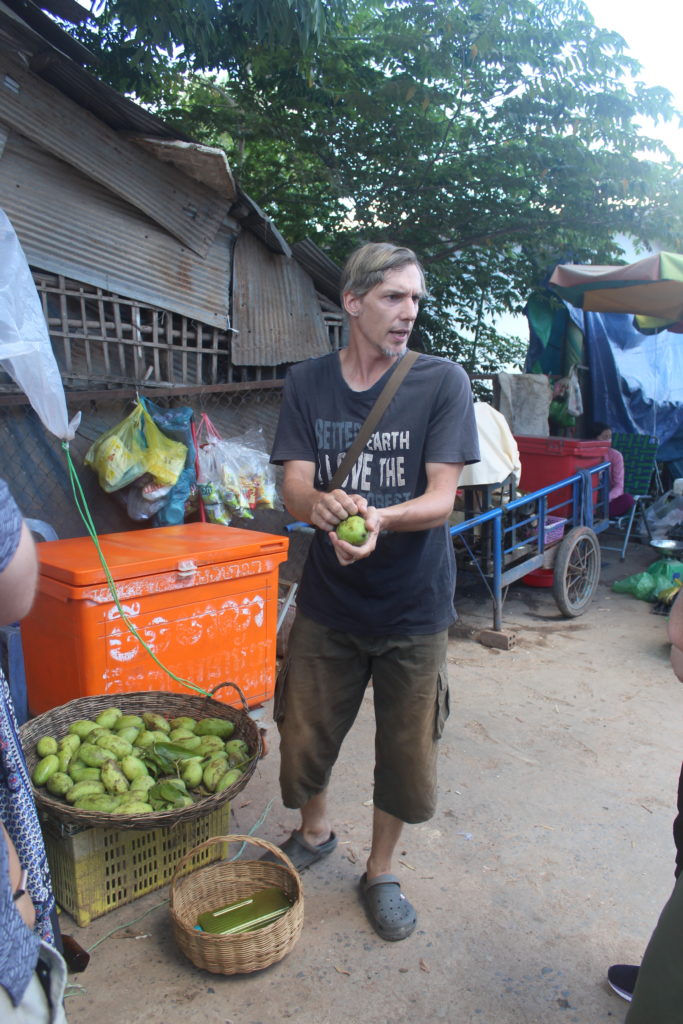 our guide at the market, Siem Reap, Cambodia