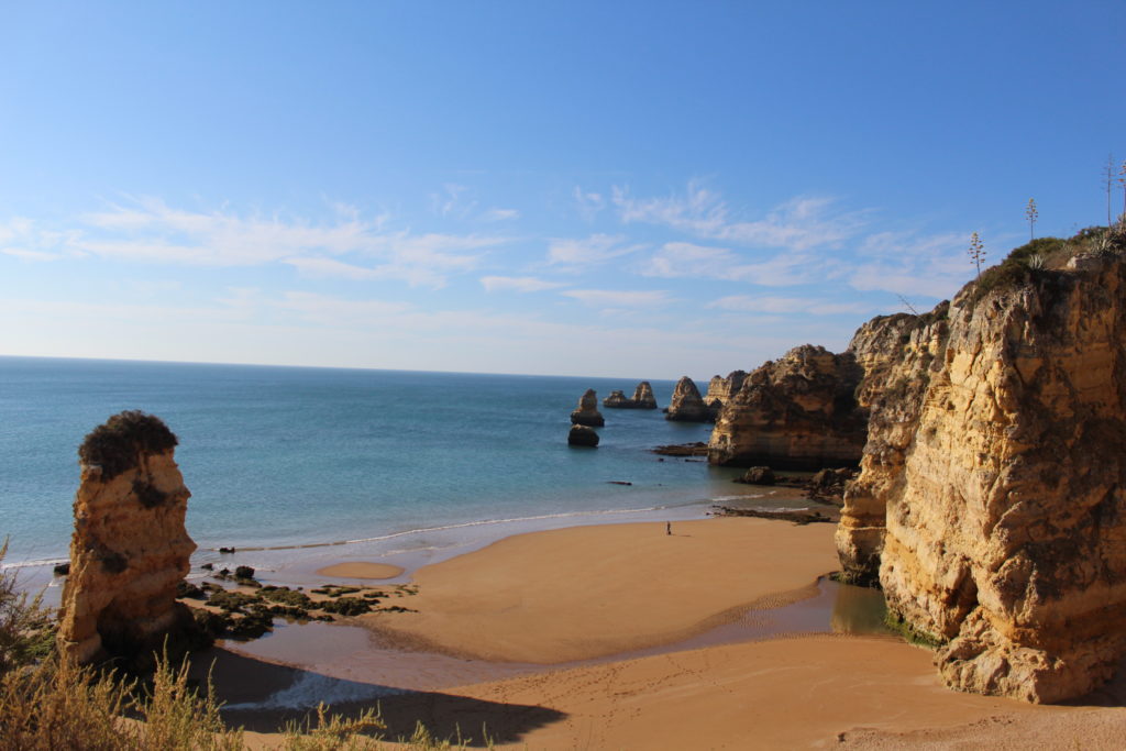 praia dona ana in Lagos, the Algarve, Portugal