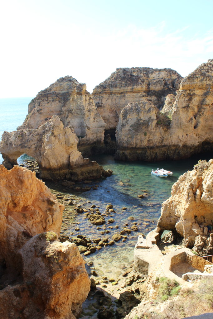 ponta da piedade in Lagos, the Algarve, Portugal