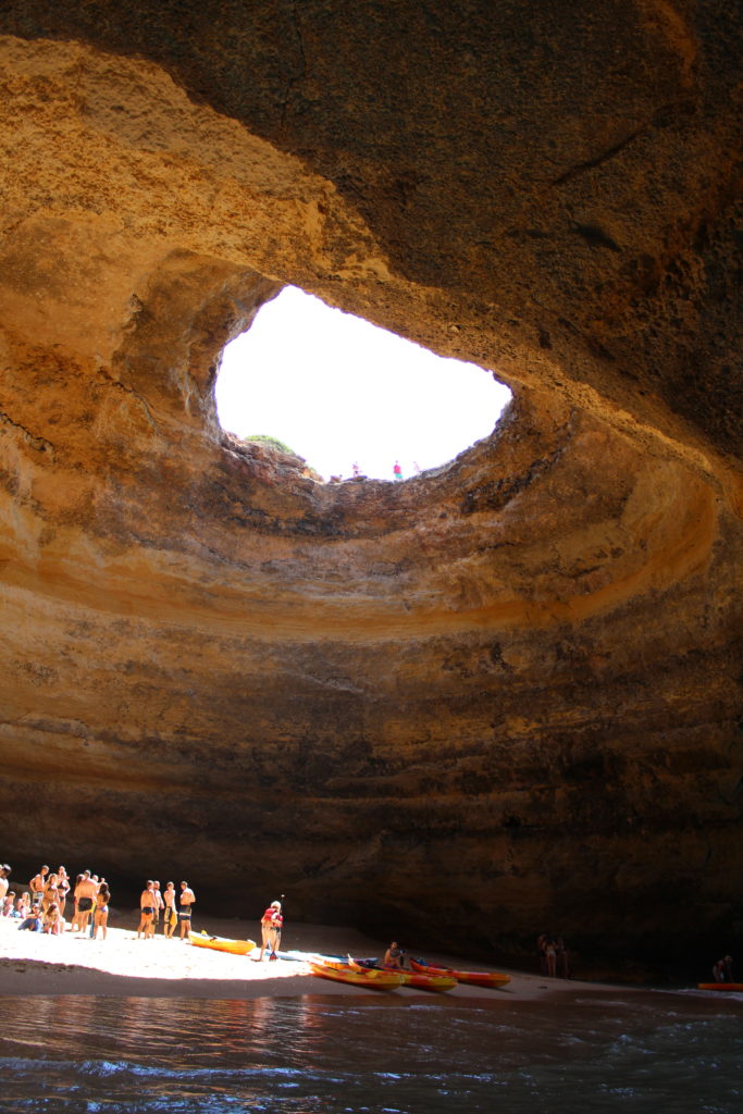 benagil cave in Portimão, the Algarve, Portugal