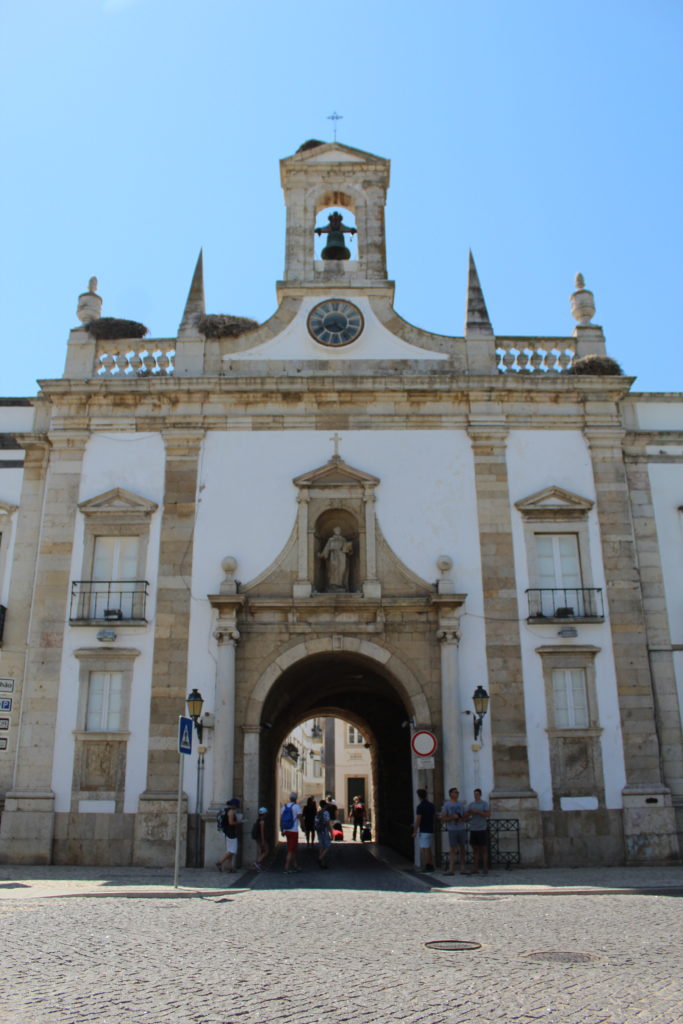 one of the three gates of faro, the Algarve, Portugal