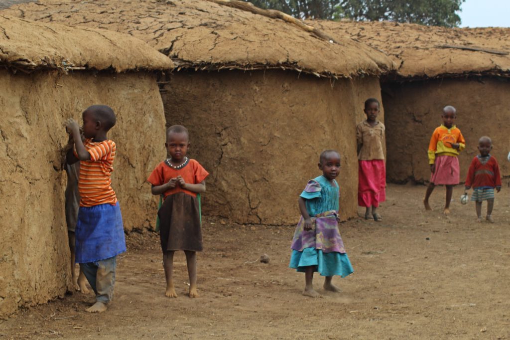 the masai children