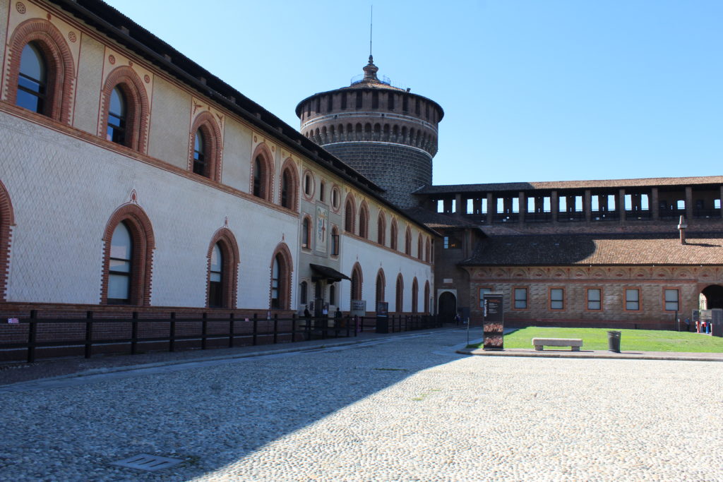 castello sforzesco in Milan, Italy