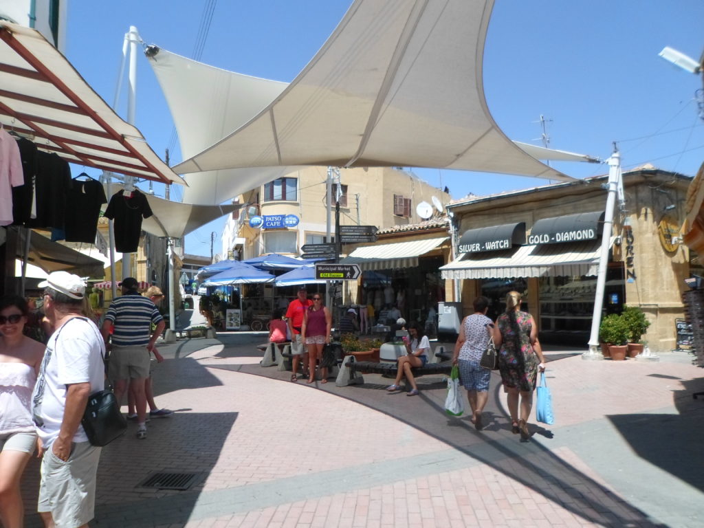 Ledra street in Nicosia in northern Cyprus