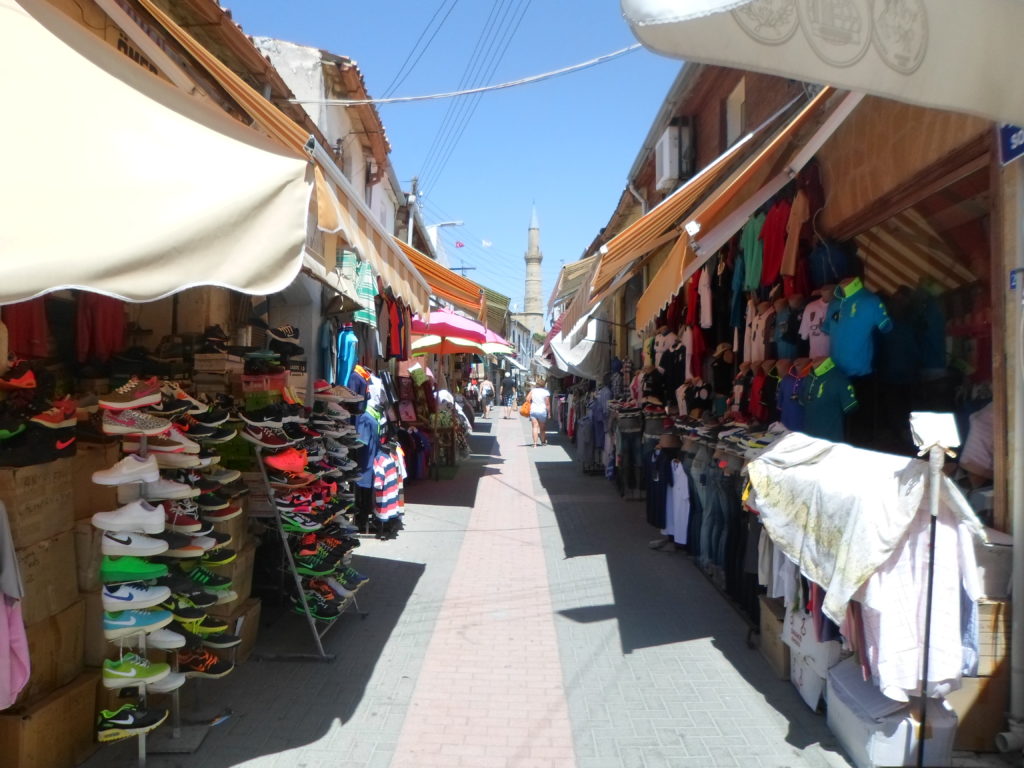 Belediye bazaar in Nicosia in northern Cyprus