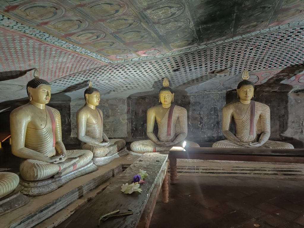 dambulla temple in Sigiriya, Sri Lanka