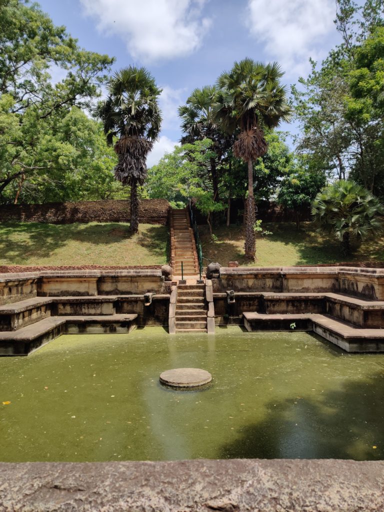 Royal bath in Polonnaruwa, Sri Lanka