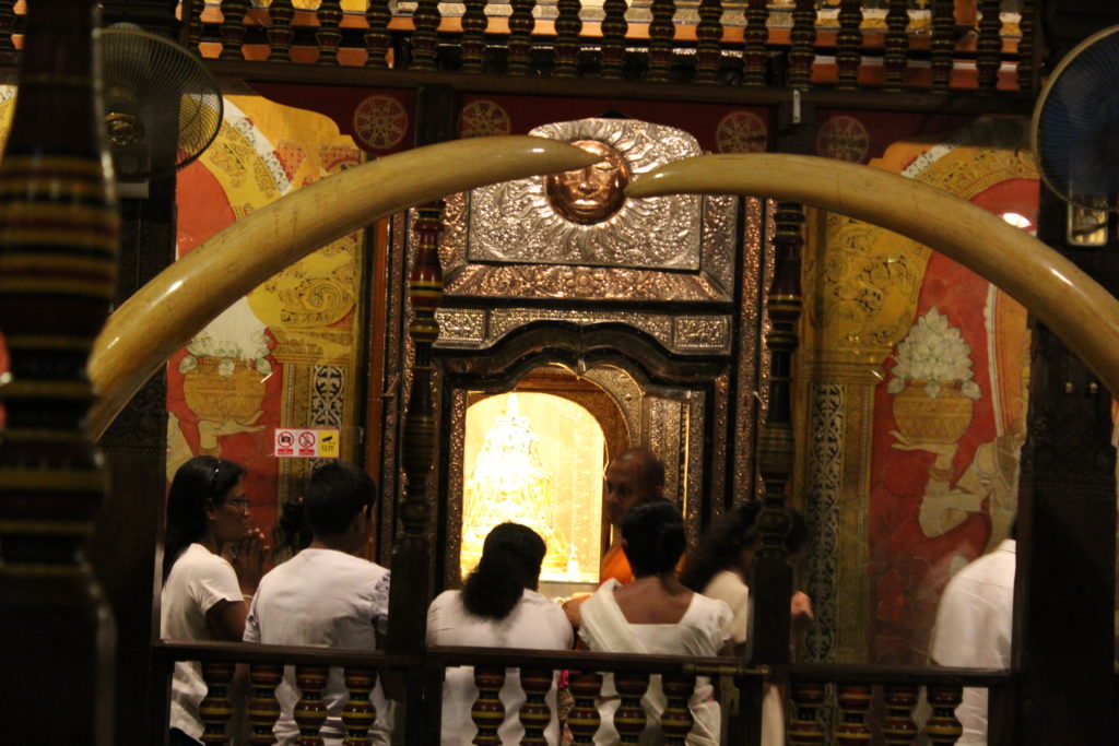 Temple of the Tooth Relic in Kandy, Sri Lanka