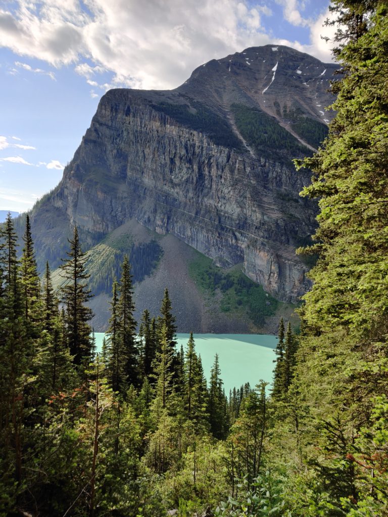 lake louise in banff in canada. Photo taken by life of a passion