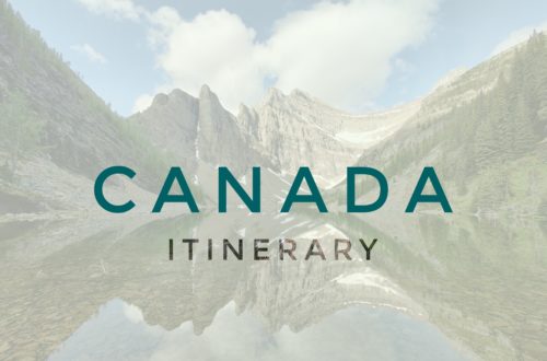 header canada itinerary lake agnes in banff national park, north america