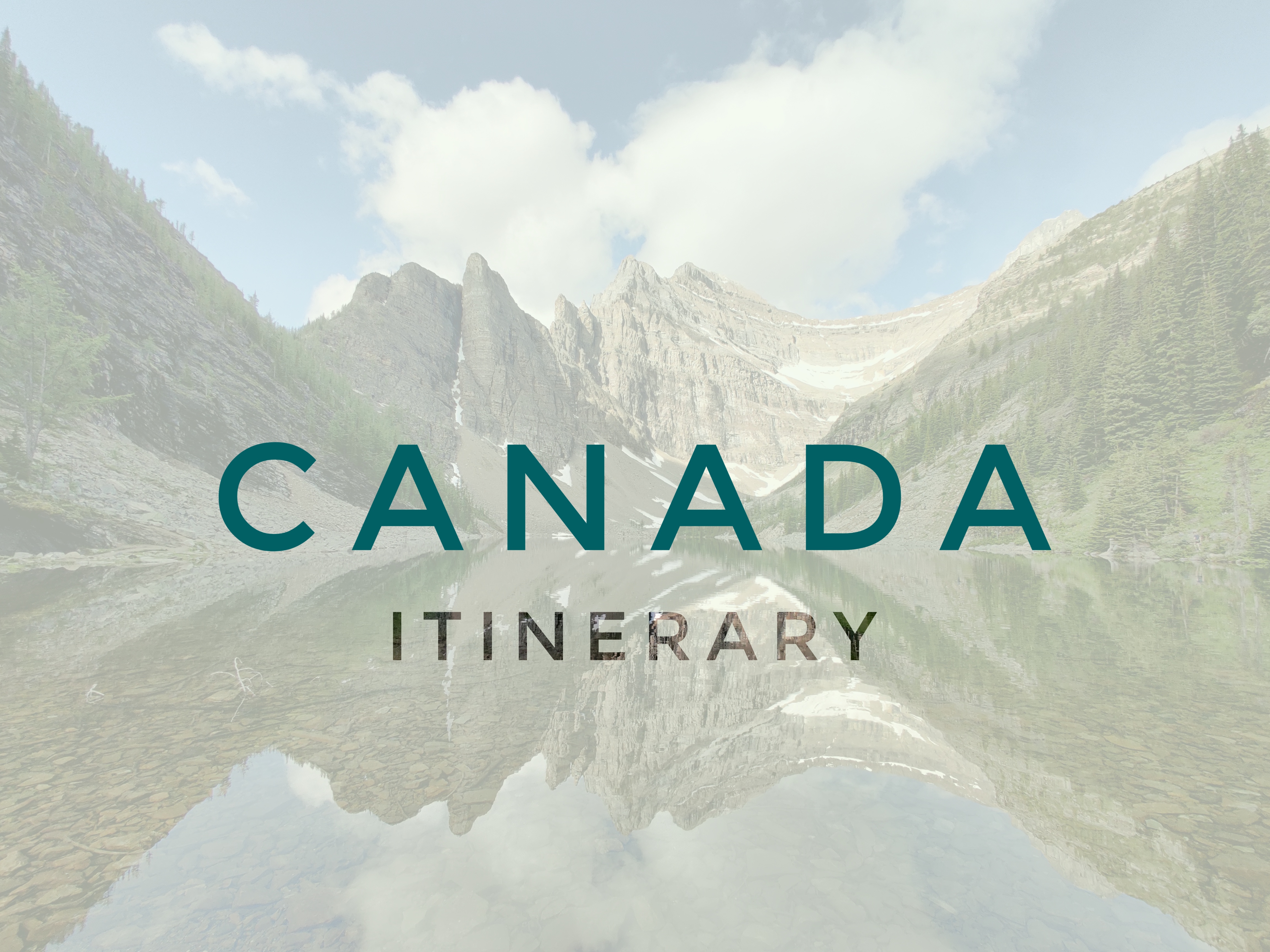 header canada itinerary lake agnes in banff national park