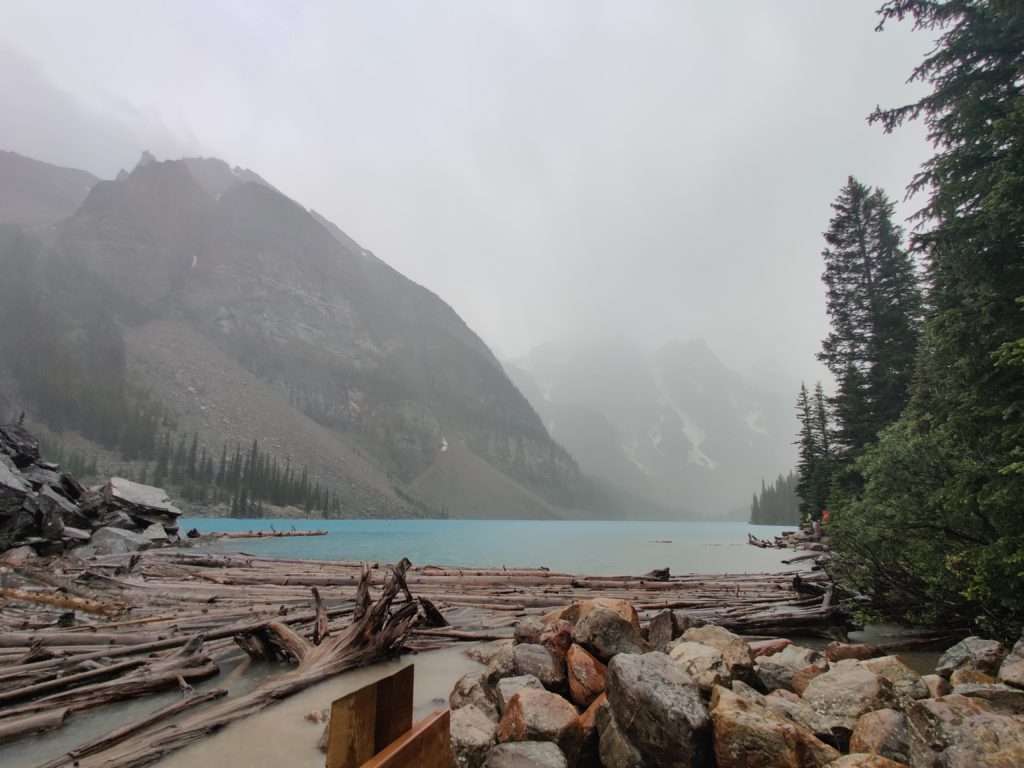 morraine lake in banff in canada. Photo taken by life of a passion