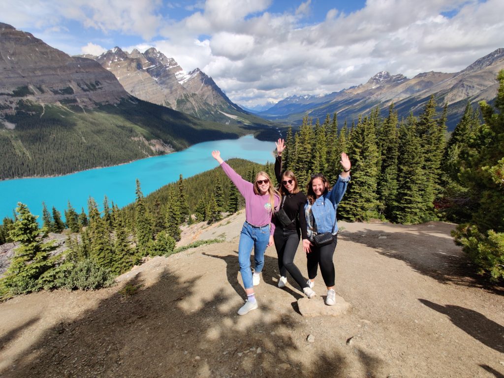 peyto lake in banff in canada. Photo taken by life of a passion