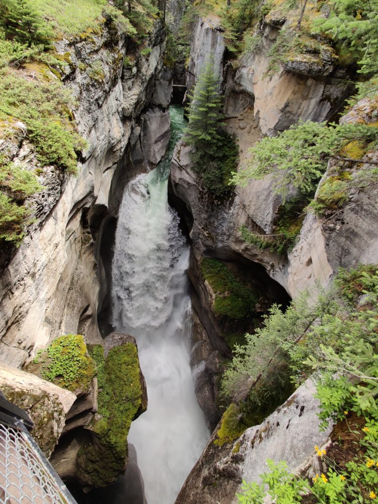 maligne canyon in canada. Photo taken by life of a passion