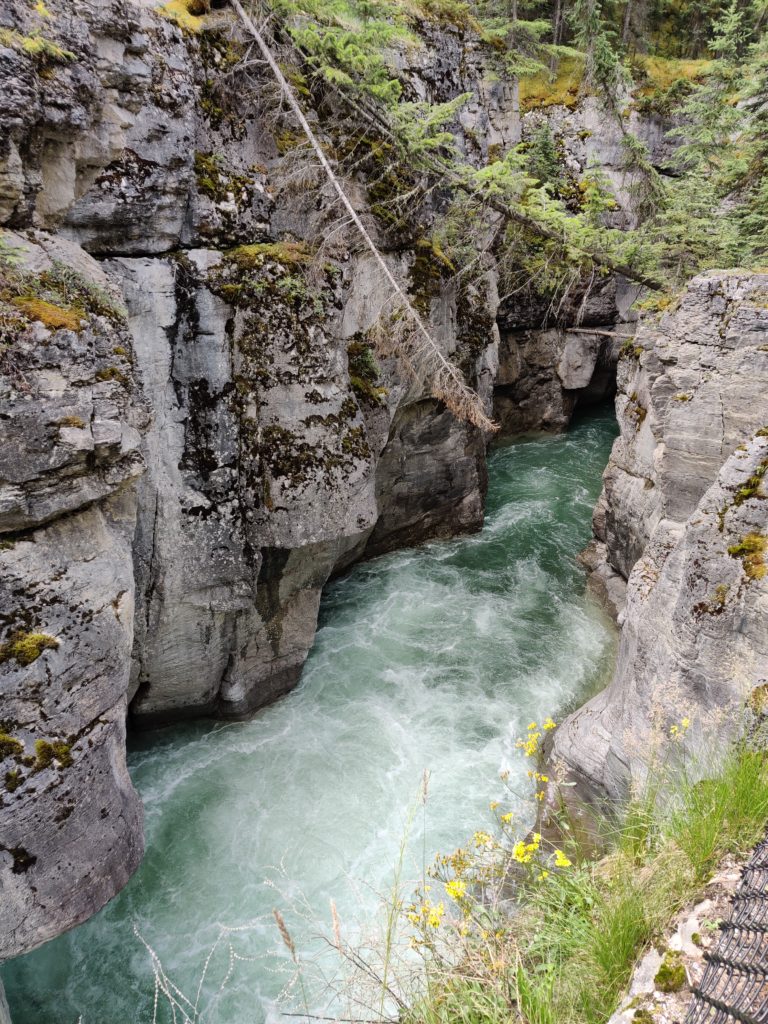 maligne canyon in canada. Photo taken by life of a passion