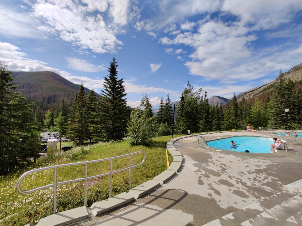 miette hot springs in jasper in canada. Photo taken by life of a passion