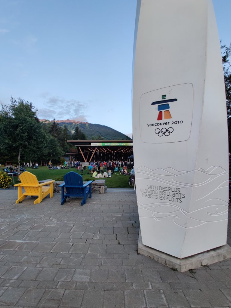 olympic plaza in whistler in canada. Photo taken by life of a passion