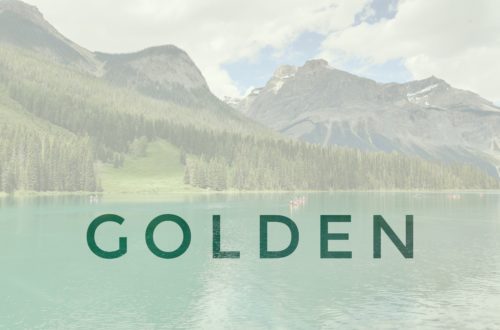 header golden emerald lake, north america