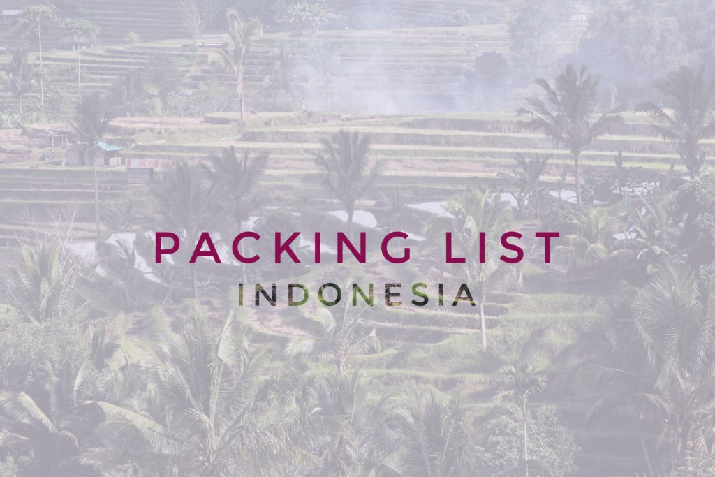 header packing list indonesia, asia