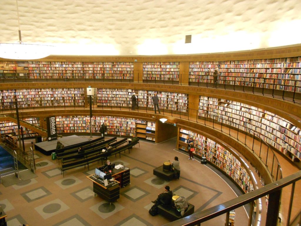 Stockholm Library in Stockholm, Sweden