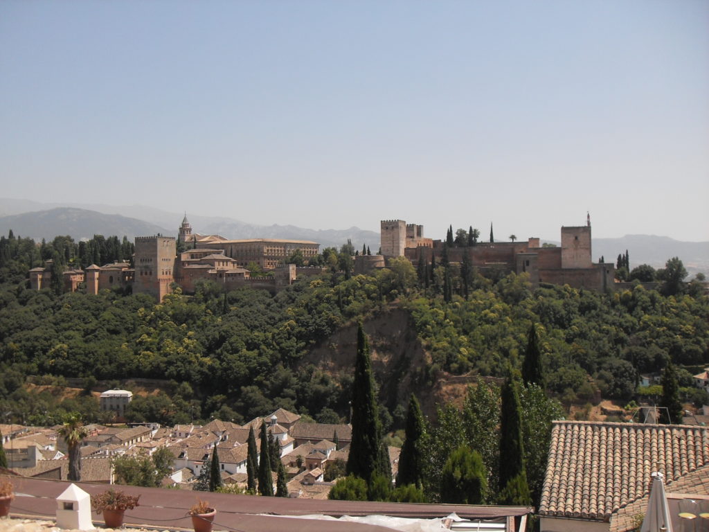 the Alcazaba citadel in Alhambra, Spain