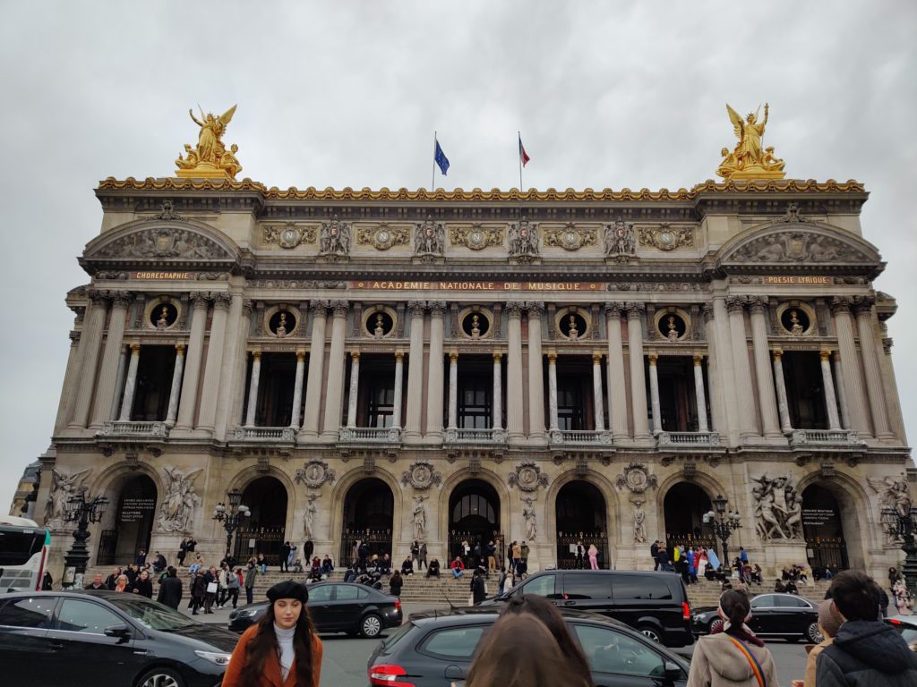 the opera garnier in Paris, France