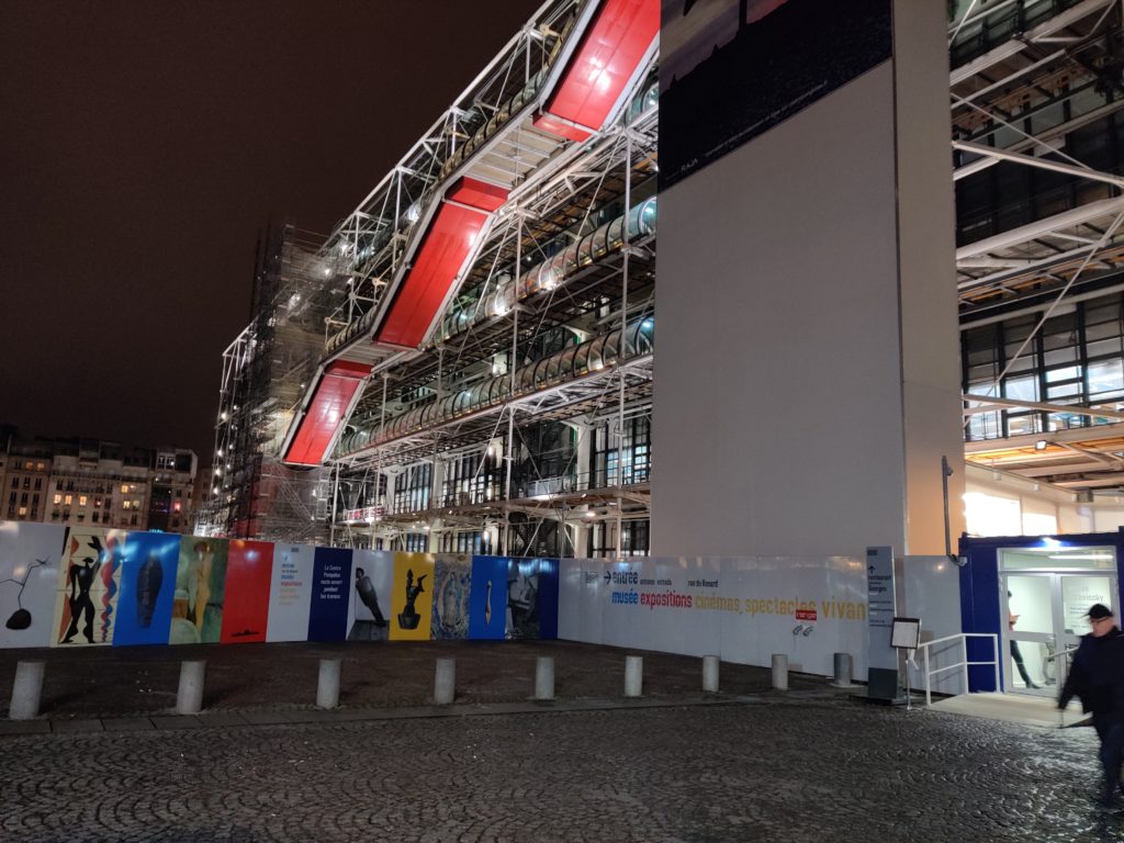 centre pompidou in Paris, France