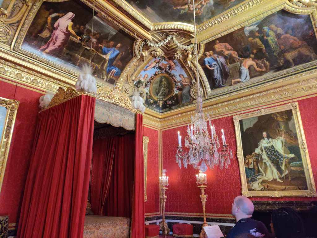 The Mercury Salon in the palace of Versailles in Paris, France
