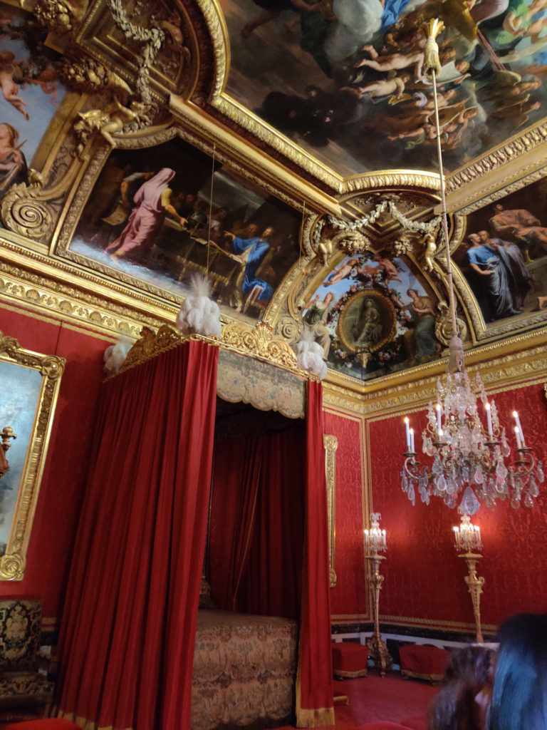 The Mercury Salon in the palace of Versailles in Paris, France