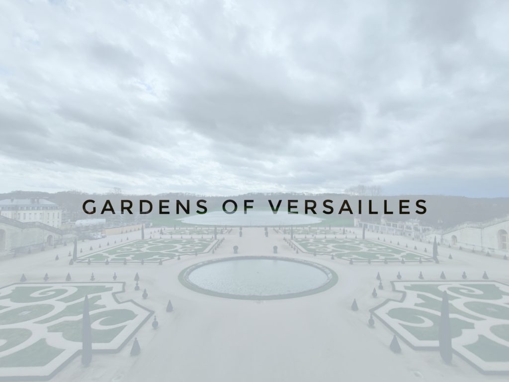 gardens of versailles in paris, france, europe