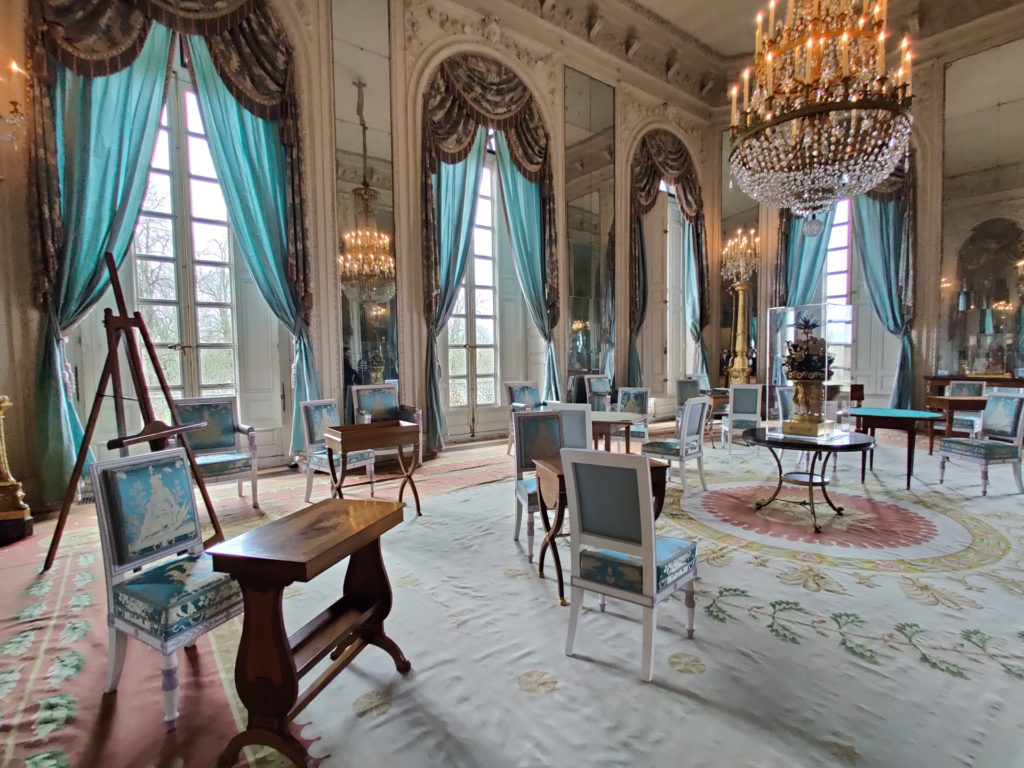The Mirror room in the grand trianon in Versailles in Paris, France