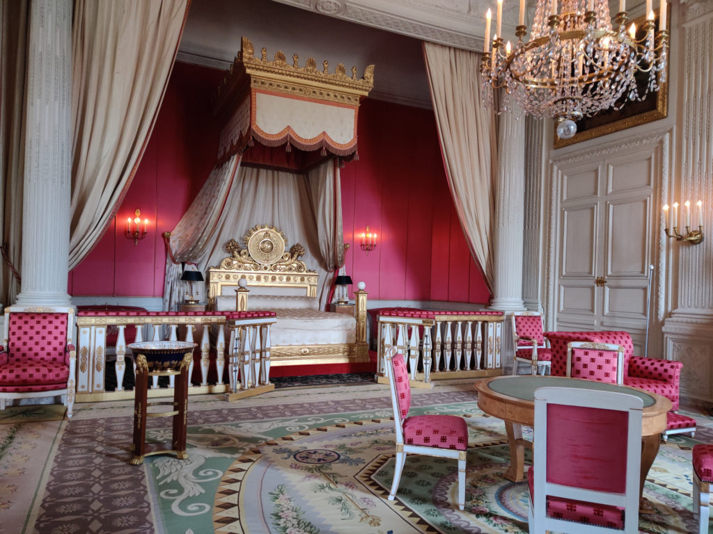 The Empress’ Bedroom in the grand trianon in Versailles in Paris, France