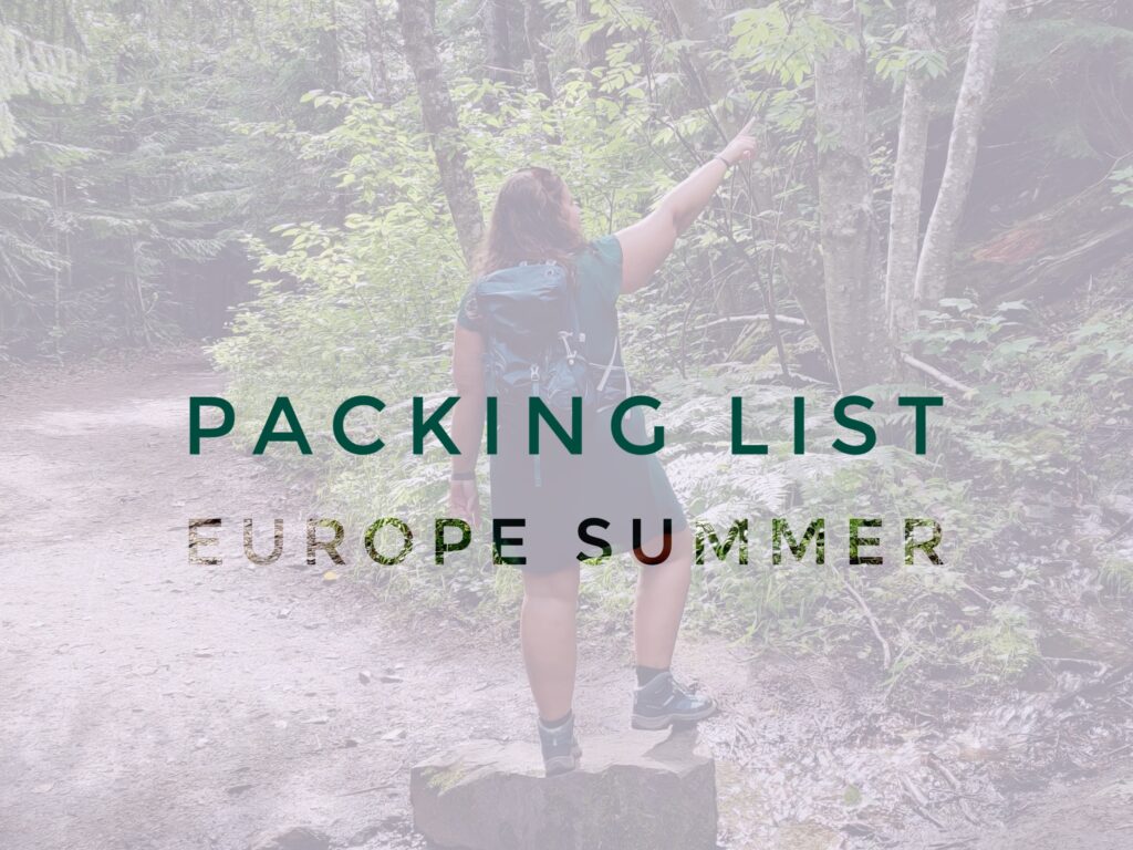 header packing list summer
