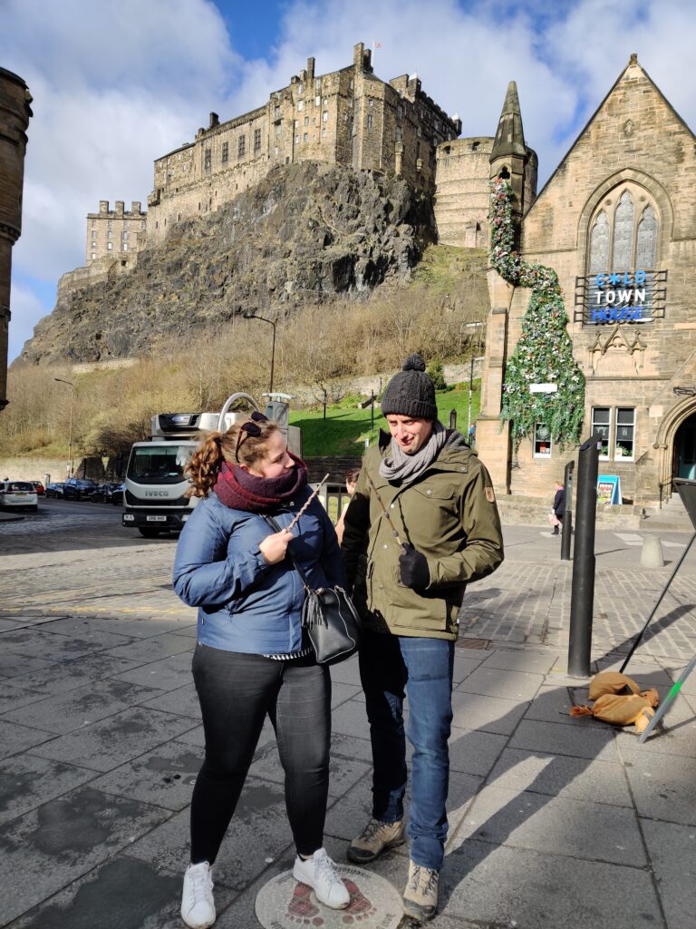 Harry potter tour in edinburgh scotland. Edinburgh castle is the inspiration for hogwarts castle in the harry potter franchise.