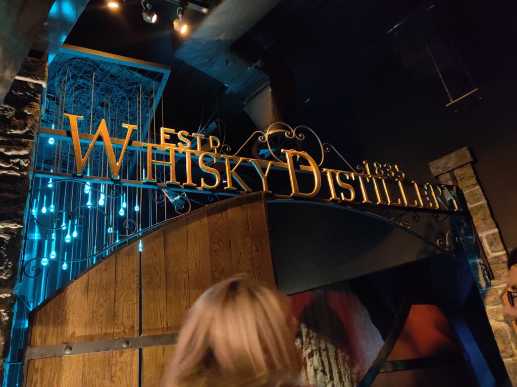 the Scottish Whiskey Experience in edinburgh scotland.