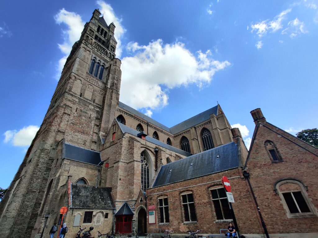 st. salvator's cathedral in burges, belgium