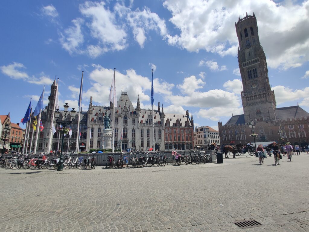 Grote Markt Bruges, belgium