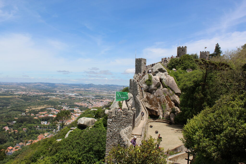 Castelo dos mouros in Sintra, Portugal