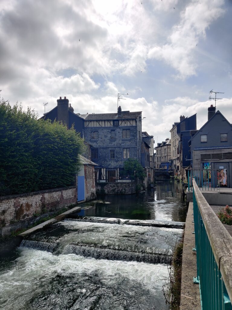 Pont Audemer, little venice in france in normandy, france
