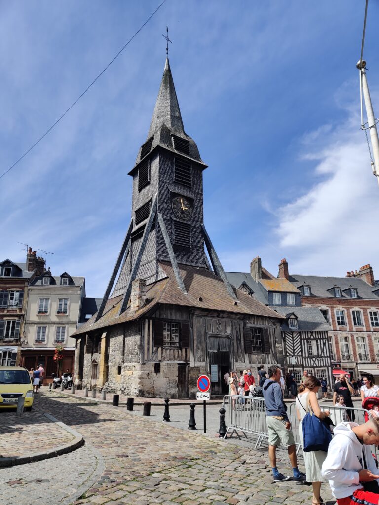 Sint Catherine church. in Honfleur in normandy, france