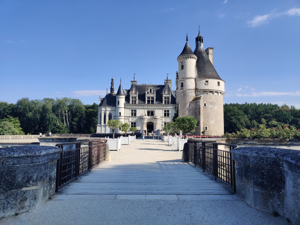 Château de Chenonceau in the loire valley in france.