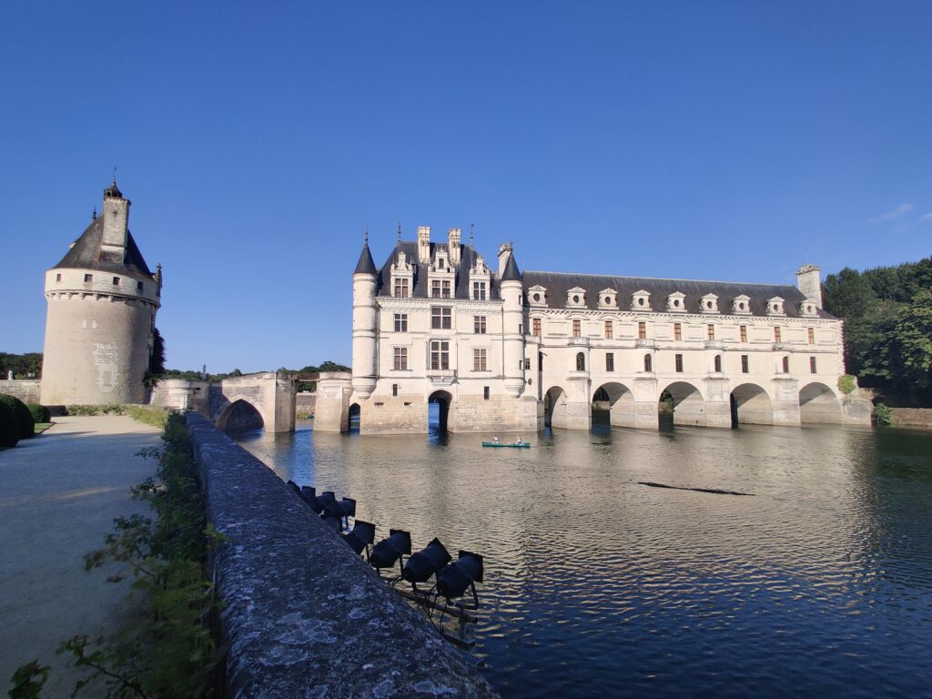 Château de Chenonceau on the river cher in the loire valley in france.