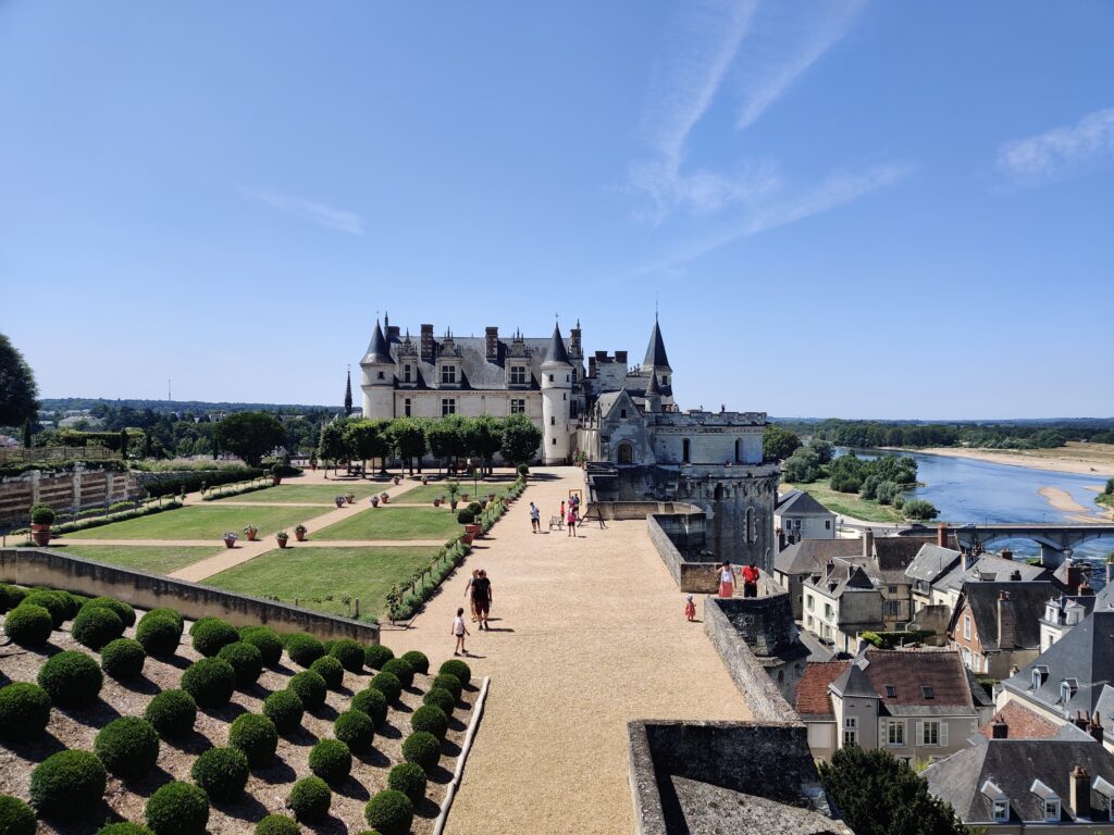 Château d’Amboise in the loire valley in france.