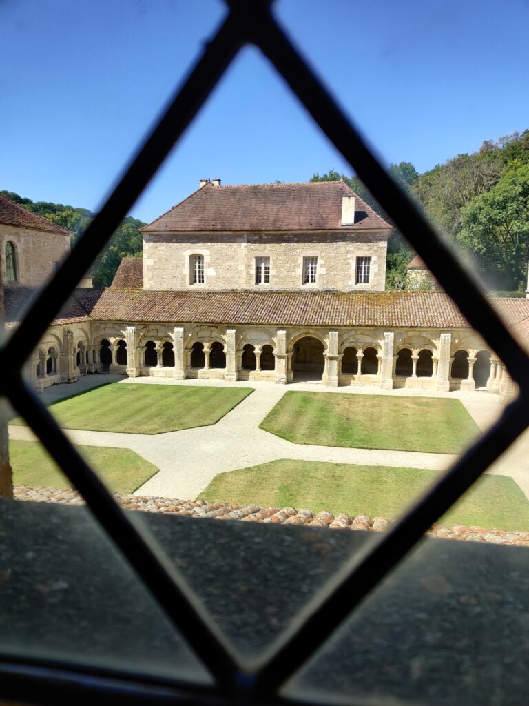 inside the abbey of Fontenay in Côte-d’Or france